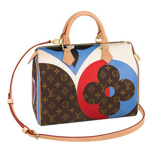 Louis Vuitton Game On Speedy Bandouliere 30 Brown Monogram Handle Shoulder Bag
